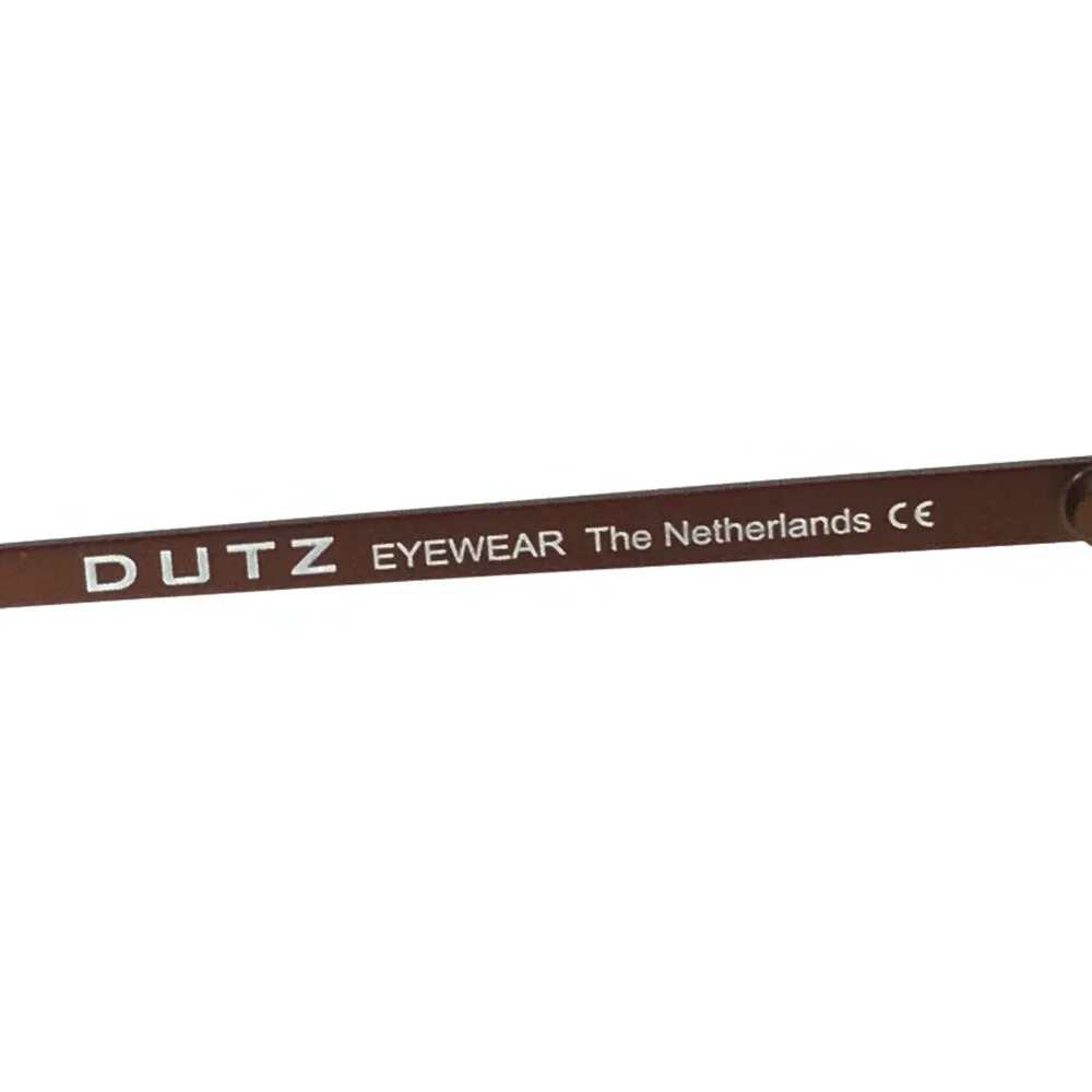 Dutz Eyeglasses Frames DZ2286 Col. 35 Brown Gray Rectangle Full Rim 54-17-145